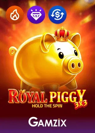 3x3 Royal Piggy Hold the Spin slot game